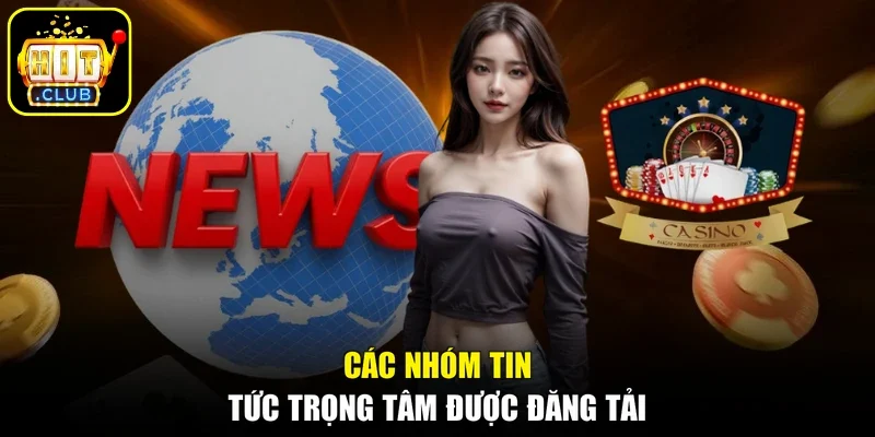 Các nhóm tin tức trọng tâm được đăng tải